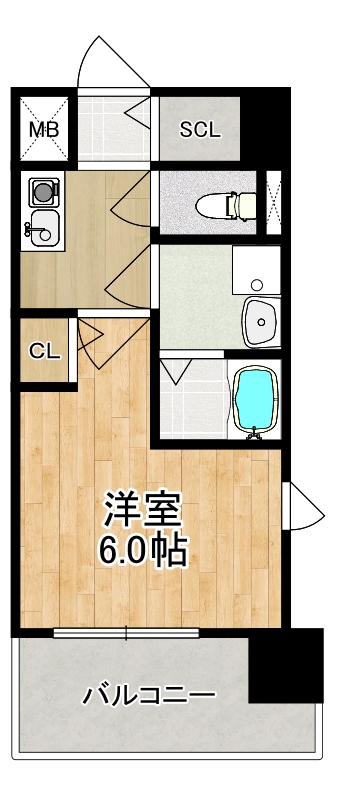 MODERN PALAZZO　東本町の間取り