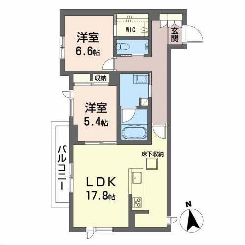 富岳五橋の間取り