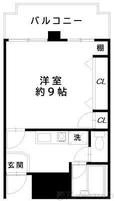 穂積マンションの間取り