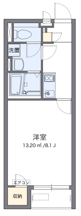 レオネクストレーブウィンの間取り