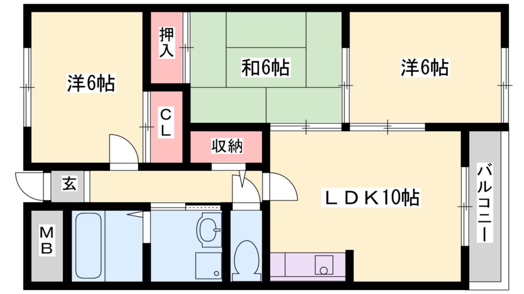 ブエナビスタ高砂の間取り