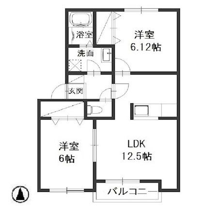 ルボア平喜Ｃの間取り