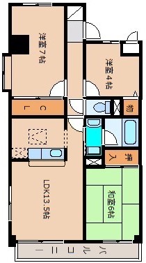 レイウッド蒲町の間取り