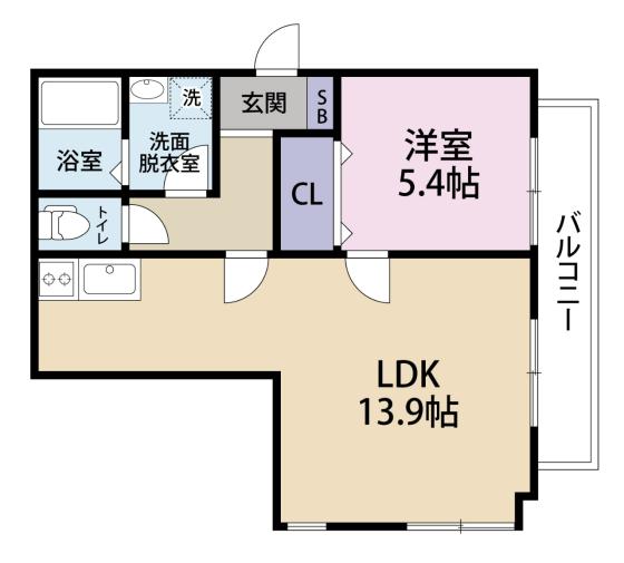 ホークヒルズ東山手の間取り