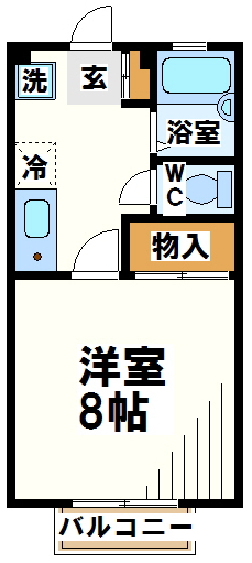 メゾン若葉の間取り