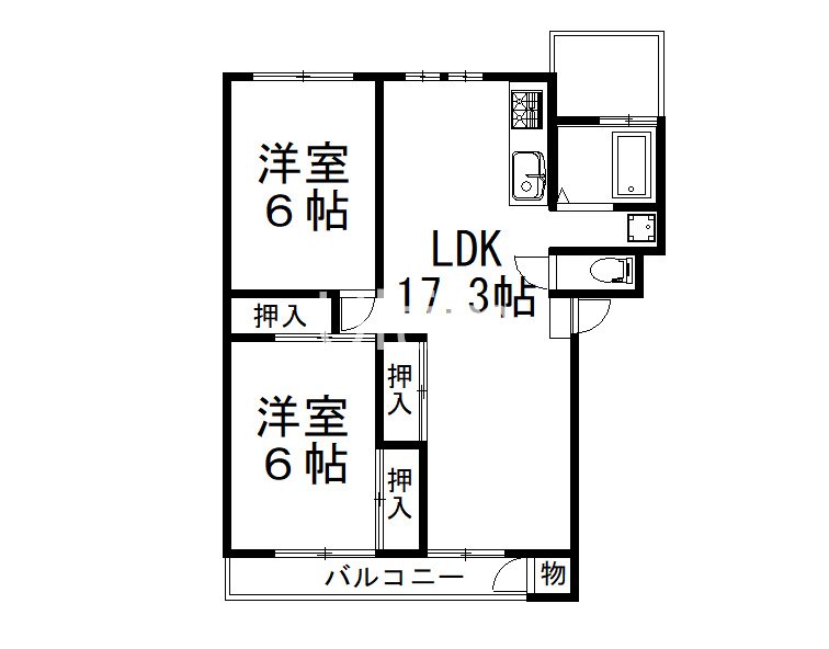 【小倉マンションの間取り】