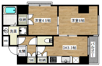 グランピア生山の間取り