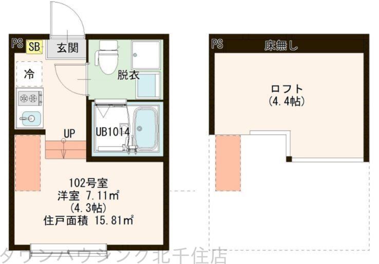 グラン竹ノ塚の間取り