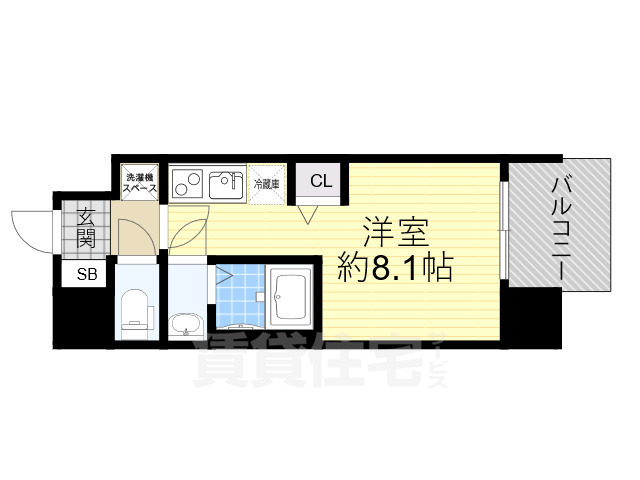 セレニテ十三ミラクの間取り