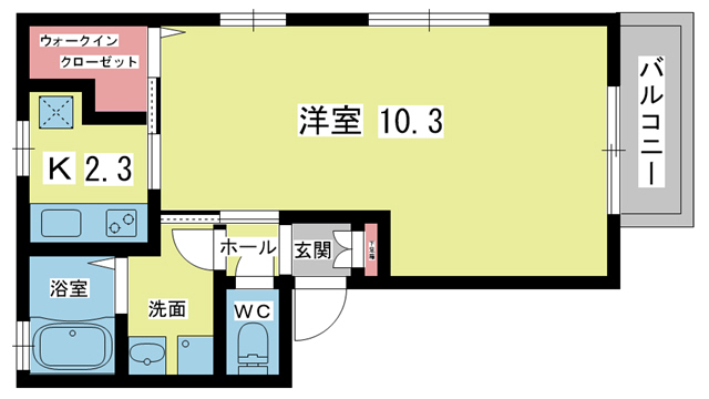 豊中市庄内栄町のアパートの間取り