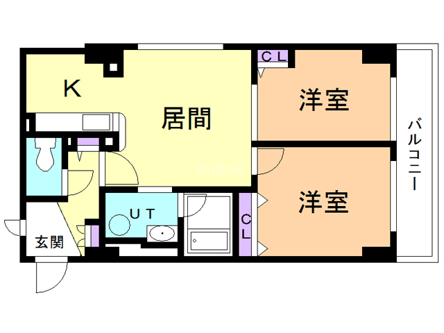 アイランドパレス１の間取り