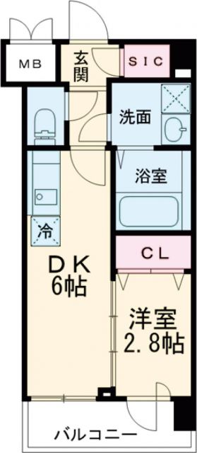 ブランシエスタ西京極の間取り