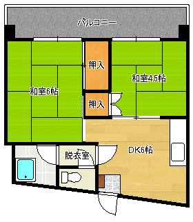 和秀大須賀ビルの間取り