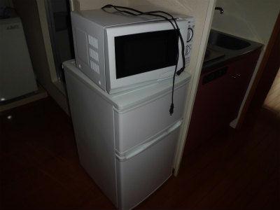 その他　冷蔵庫と電子レンジ。
