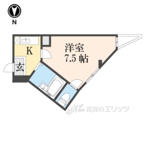 アミスタ堀川の間取り