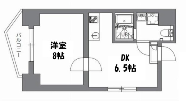 新宿区大京町のマンションの間取り