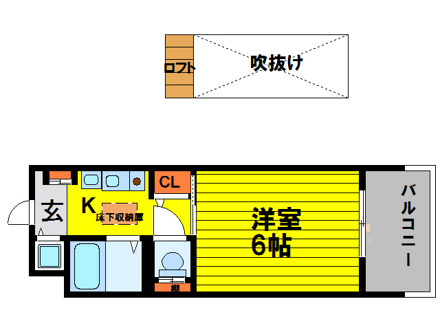 エステムコ－ト大阪・中之島南の間取り