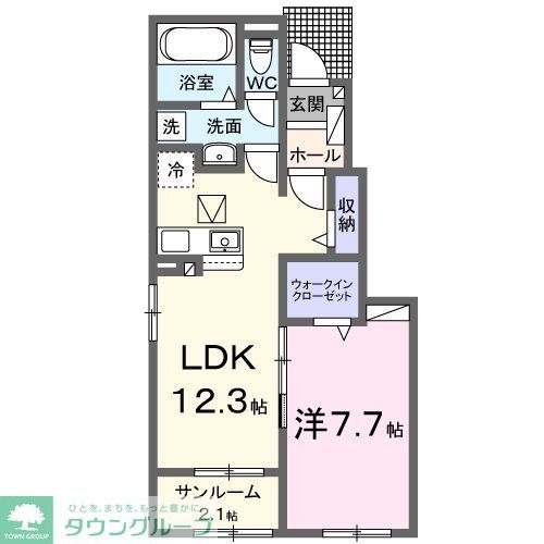 マークウエストＦ　IIIの間取り