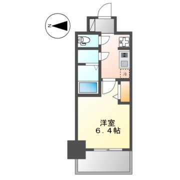 プレサンス名古屋駅ゲートの間取り