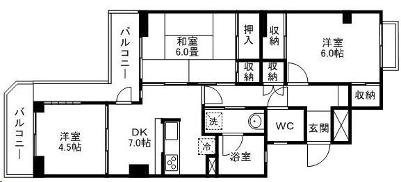 シャイン仙台柳生第１の間取り