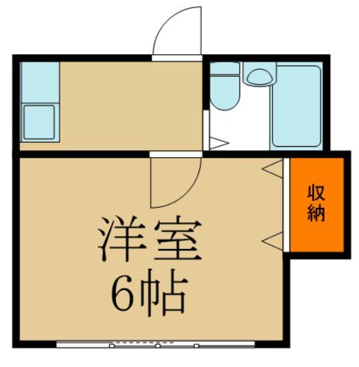 鶴ヶ島市富士見のアパートの間取り