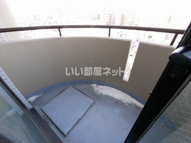 【札幌市白石区本通のマンションのバルコニー】