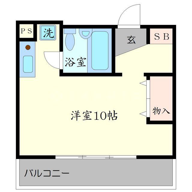 箕面市小野原東のマンションの間取り