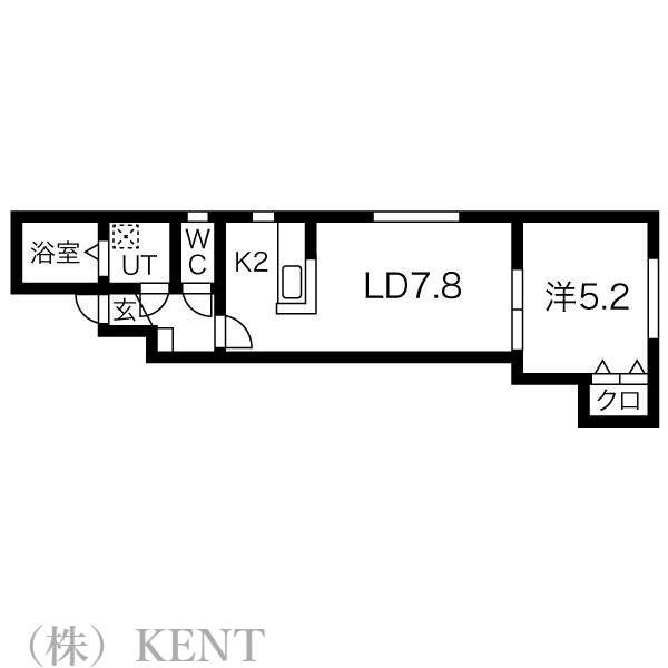 ＣＣＲ八軒の間取り