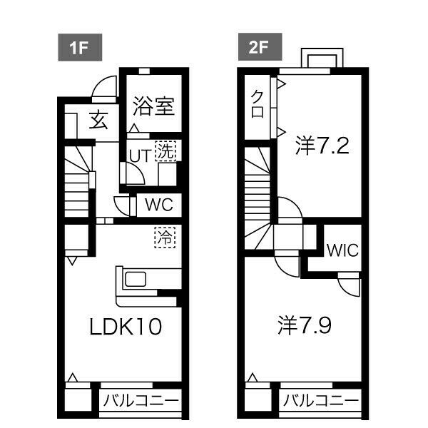 ソレアード大和町2の間取り