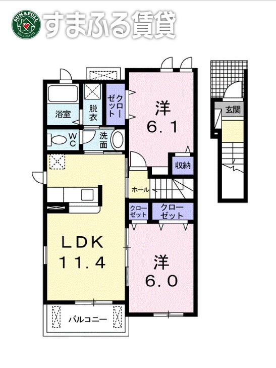 ブライト　池下の間取り