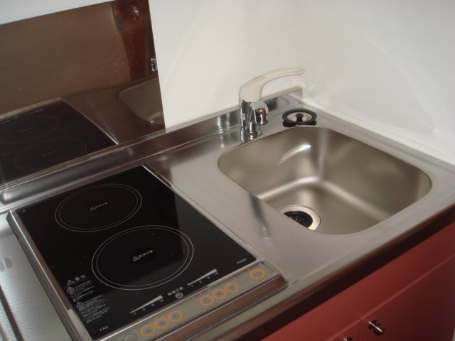 キッチン　２口電気コンロのキッチン