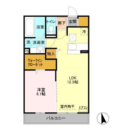 ディアマント Aの間取り写真