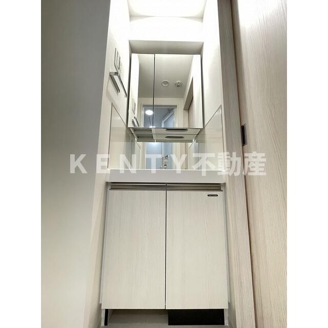 洗面設備　広い洗面スペース