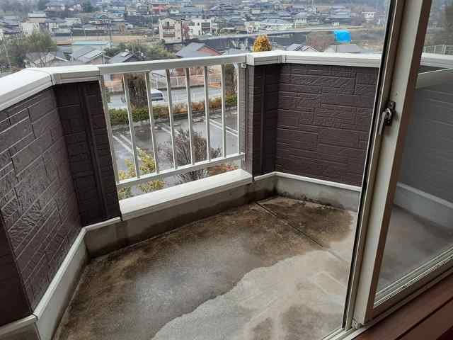 バルコニー　広々としたバルコニーです