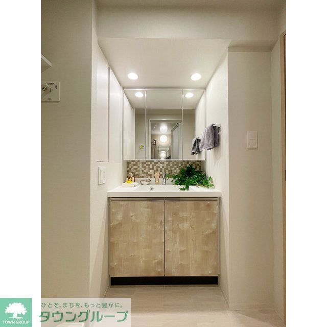 洗面設備　家具・家電の備え付けはありません