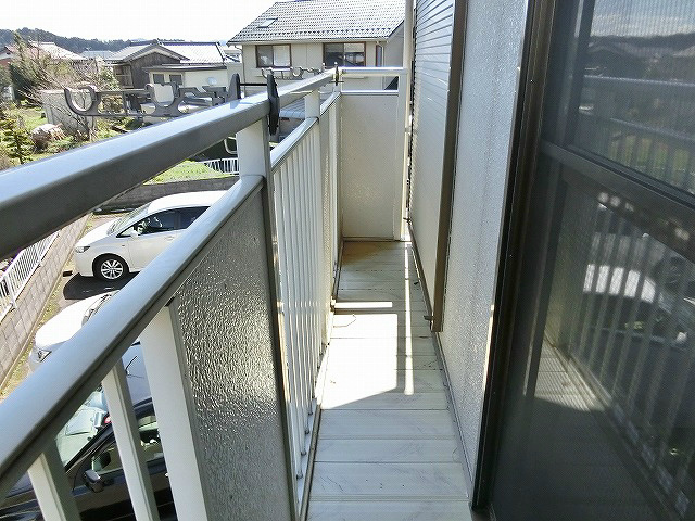 バルコニー　日当りの良いベランダです。