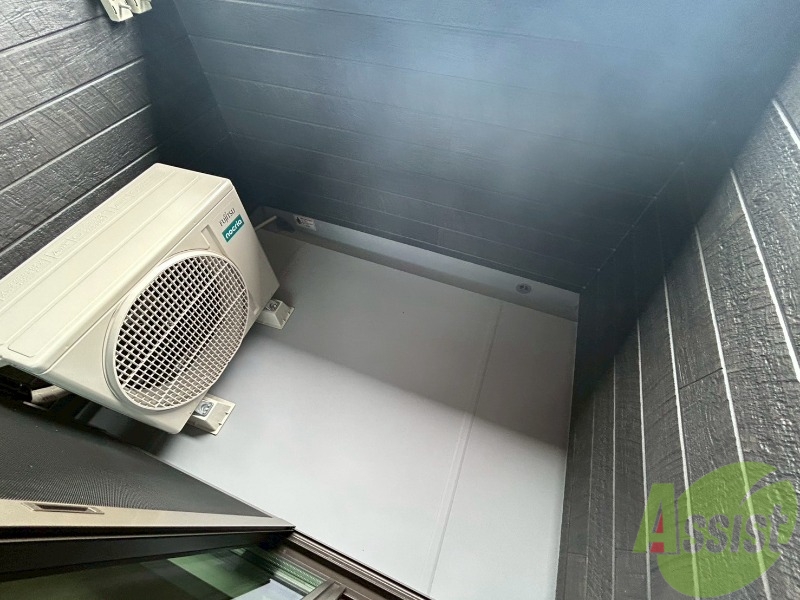 バルコニー　こちらがバルコニーです。晴れた日は沢山洗濯物を干せそうです。