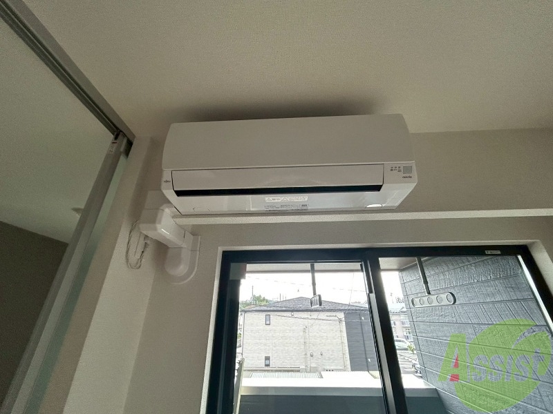 その他設備　エアコンが付いているので入居日から快適に過ごせますね。
