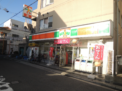 コンビニ　サンクス 弥刀駅前店（コンビニ）まで548m