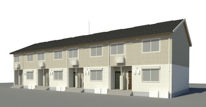 建物外観　新築物件！ダイワハウスのDルームです。1Fは2LDKです。