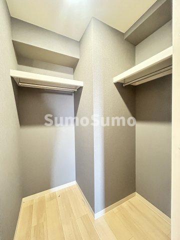 収納　たっぷりとした収納スペースです