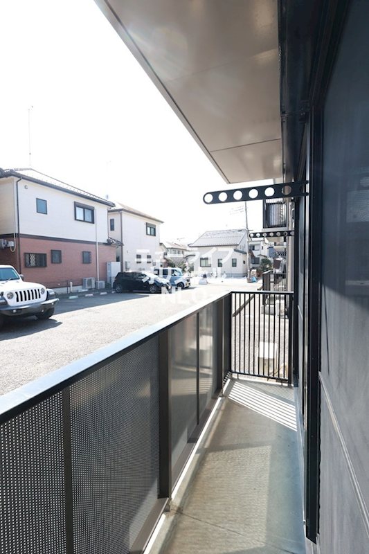 バルコニー　南向きで通風良好☆洗濯物もよく乾きそうです☆
