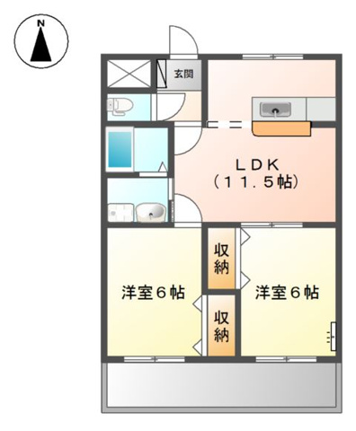 ベルエアーの間取り