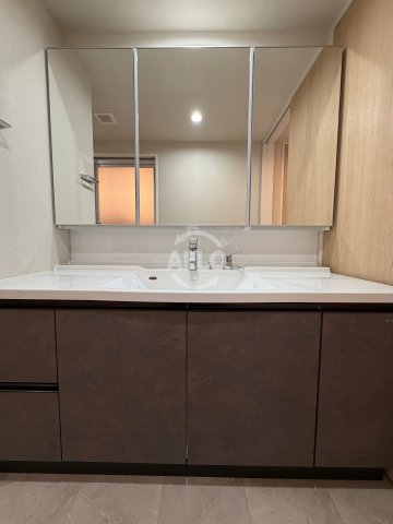 洗面設備　グランセジュール大国町　洗面所