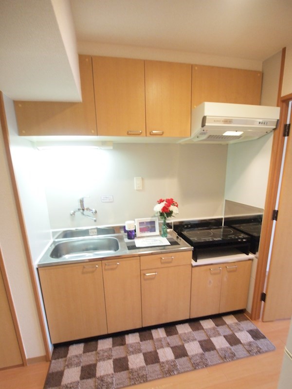 キッチン　収納の多いキッチン。