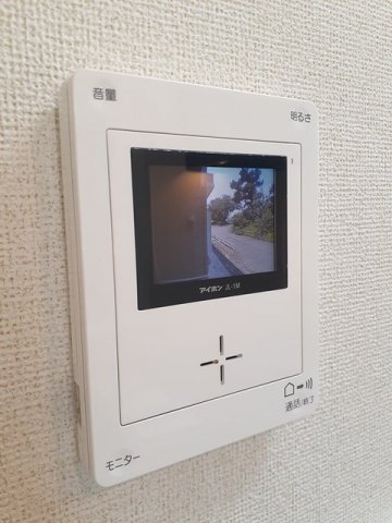 セキュリティ　モニター付きインターホンです