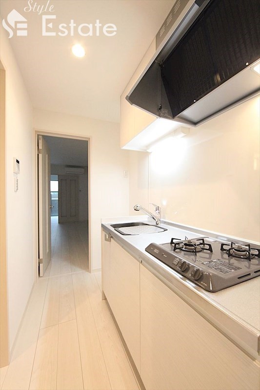 キッチン　システムキッチン　二口ガスコンロ