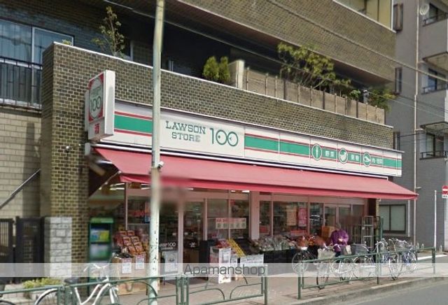 コンビニ　ローソンストア１００（コンビニ）まで422m