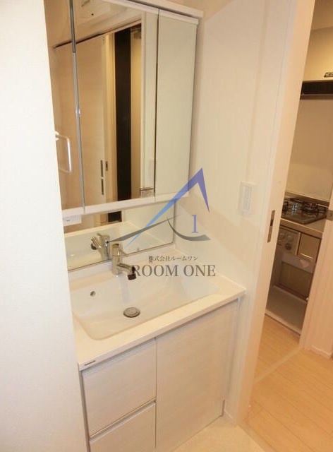 洗面設備　洗面台です。