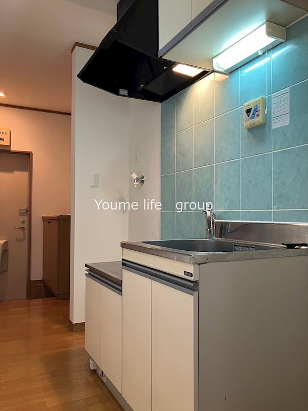 キッチン　ガスコンロ設置可能タイプ。